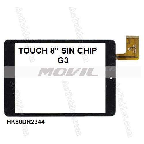 Touch tactil para tablet flex 8 inch SIN CHIP G3 HK80DR2344